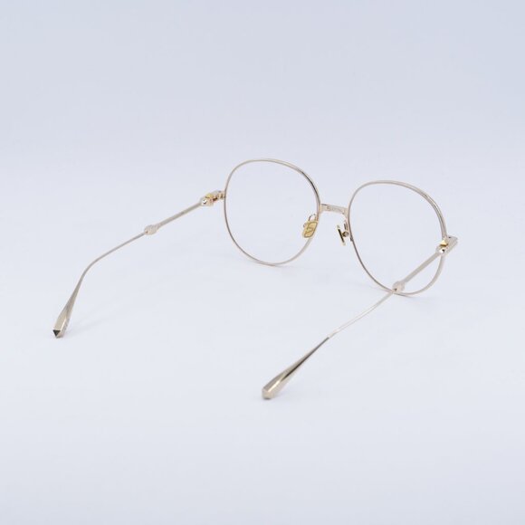 Valentino V-STUD-III VLX-136A Eyeglasses Gold 56mm Round Frame - Picture 5 of 11
